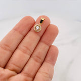 Dije Halo Circulo 1.15 g / 3/4 in Oro Amarillo 18K