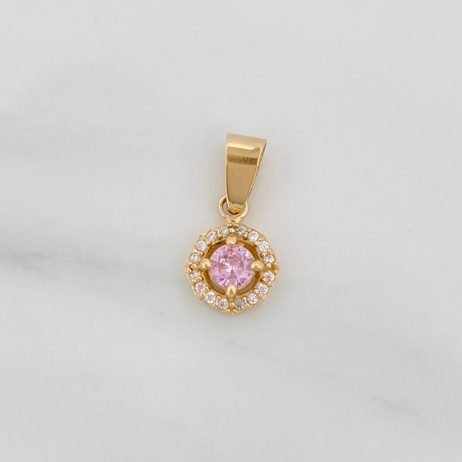 Dije Halo Circulo 1.15 g / 3/4 in Oro Amarillo 18K