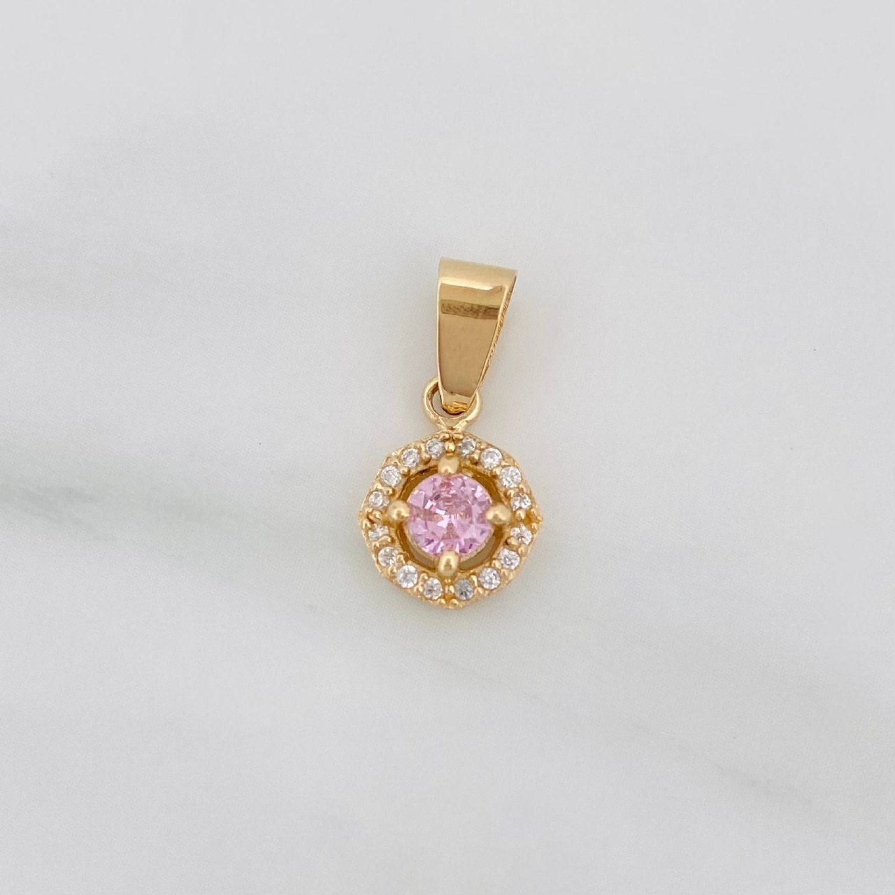Dije Halo Circulo 1.15 g / 1/2 in Oro Amarillo 18K