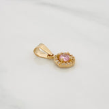 Dije Halo Circulo 1.15 g / 3/4 in Oro Amarillo 18K