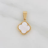 Dije Trébol 1.55 g / 3/4 in Oro Amarillo 18K