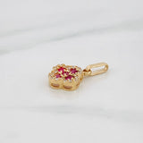 Dije Trebol 1.15 g / 3/4 in Oro Amarillo 18K