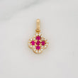 Pendant Clover 1.15 g / 3/4 in 18K Yellow Gold
