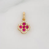 Pendant Clover 1.15 g / 3/4 in 18K Yellow Gold