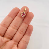 Pendant Clover 1.15 g / 3/4 in 18K Yellow Gold