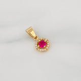Dije Halo Circulo 1.15 g / 1/2 in Oro Amarillo 18K