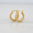 Hoop Earrings Mati 1.85 g / 3/4 in Yellow Gold 18K