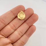 Dije Corona 0.9 g / 3/4 in Oro Amarillo 18K