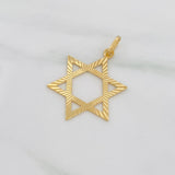 Dije Estrella De David 2 g / 1 1/4 in Oro Amarillo 18K