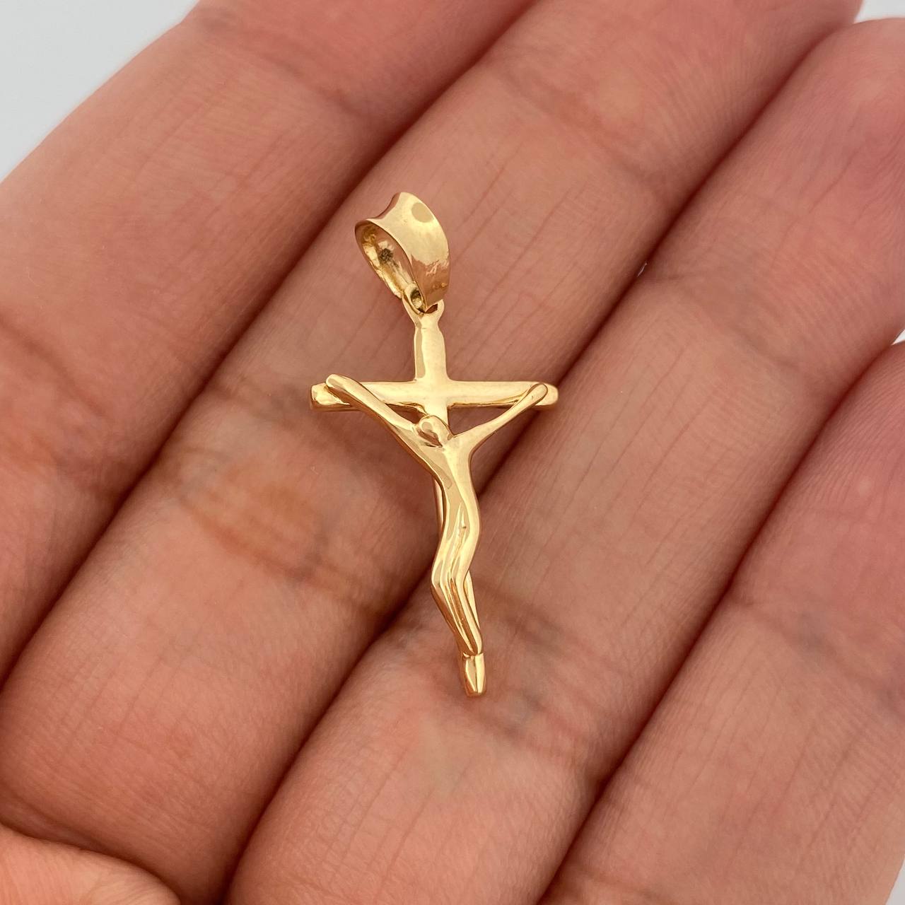 Pendant Cross Christ 1.3gr / 18K Gold