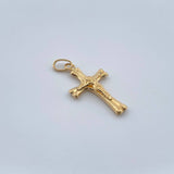 Dije Cruz Cristo 0.5gr / Oro Amarillo 18K &
