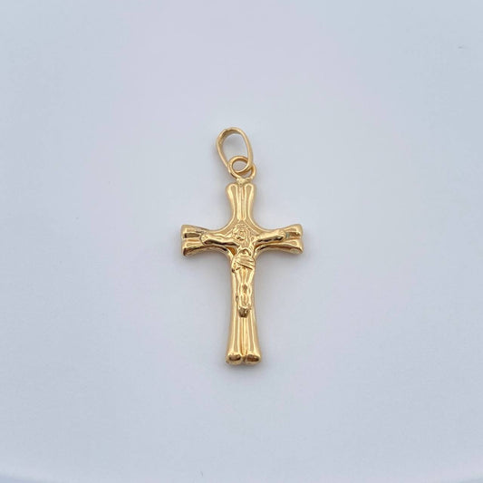 Dije Cruz Cristo 0.5gr / Oro Amarillo 18K &
