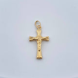 Dije Cruz Cristo 0.5gr / Oro Amarillo 18K &