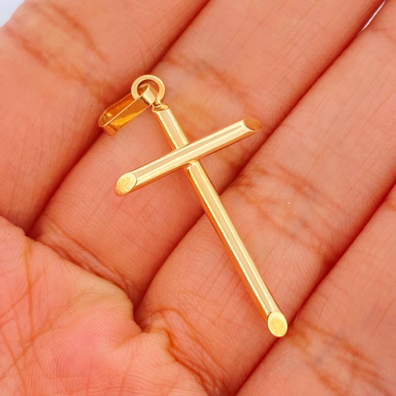 Dije Cruz 1.3gr / Oro Amarillo 18K &
