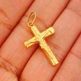 Dije Cruz Cristo 1.45gr / Oro Amarillo 18K &
