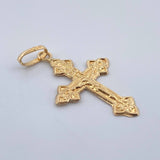 Dije Cruz Cristo 0.85gr / Oro Amarillo 18K &