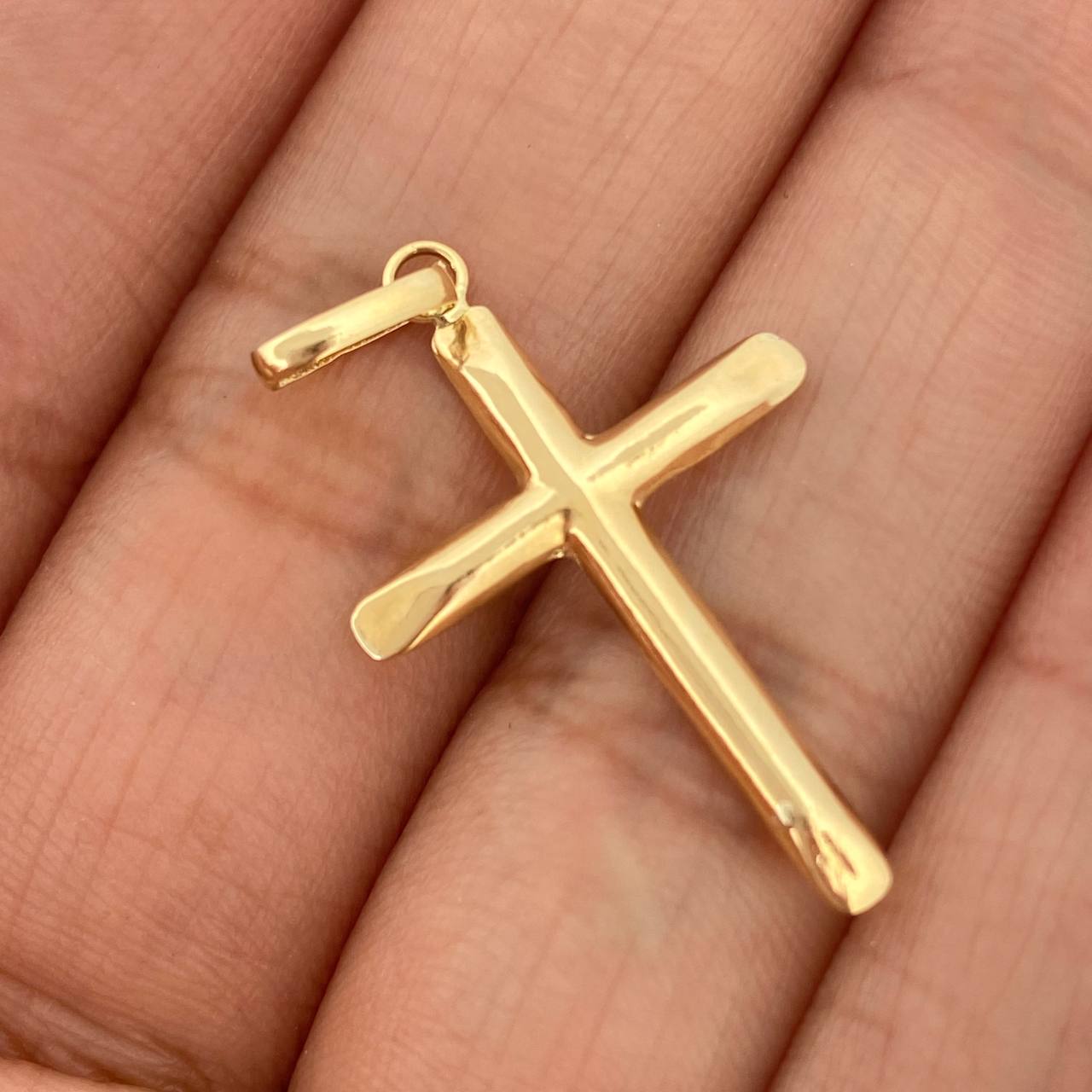 Dije Cruz 0.8gr / Oro Amarillo 18K &