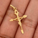 Dije Cruz Cristo 1.3gr / Oro Amarillo 18K &