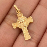 Dije Cruz Rostro Cristo 1.95gr / Oro Amarillo 18K &