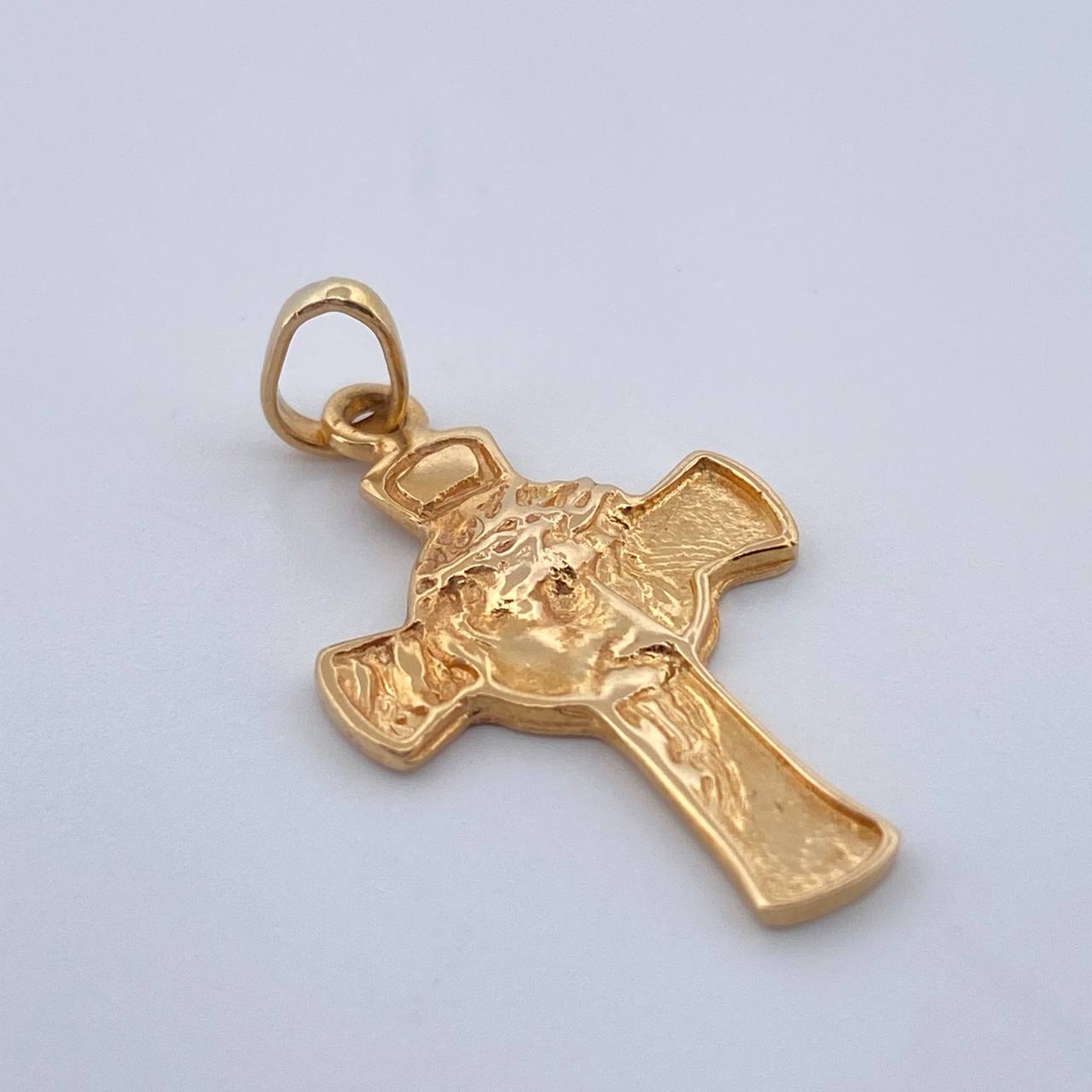 Dije Cruz Rostro Cristo 1.95gr / Oro Amarillo 18K &