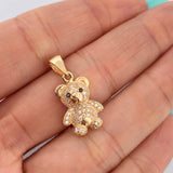 Dije Oso 3.45gr / 1 in / Oro Amarillo 18K &