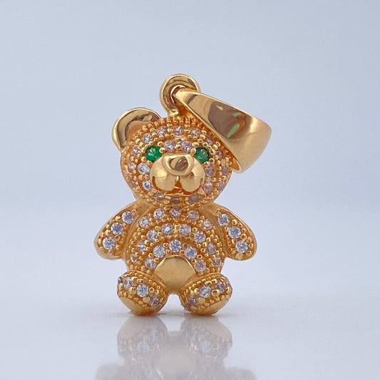 Dije Oso 3.55gr / 1 in / Oro Amarillo 18K &