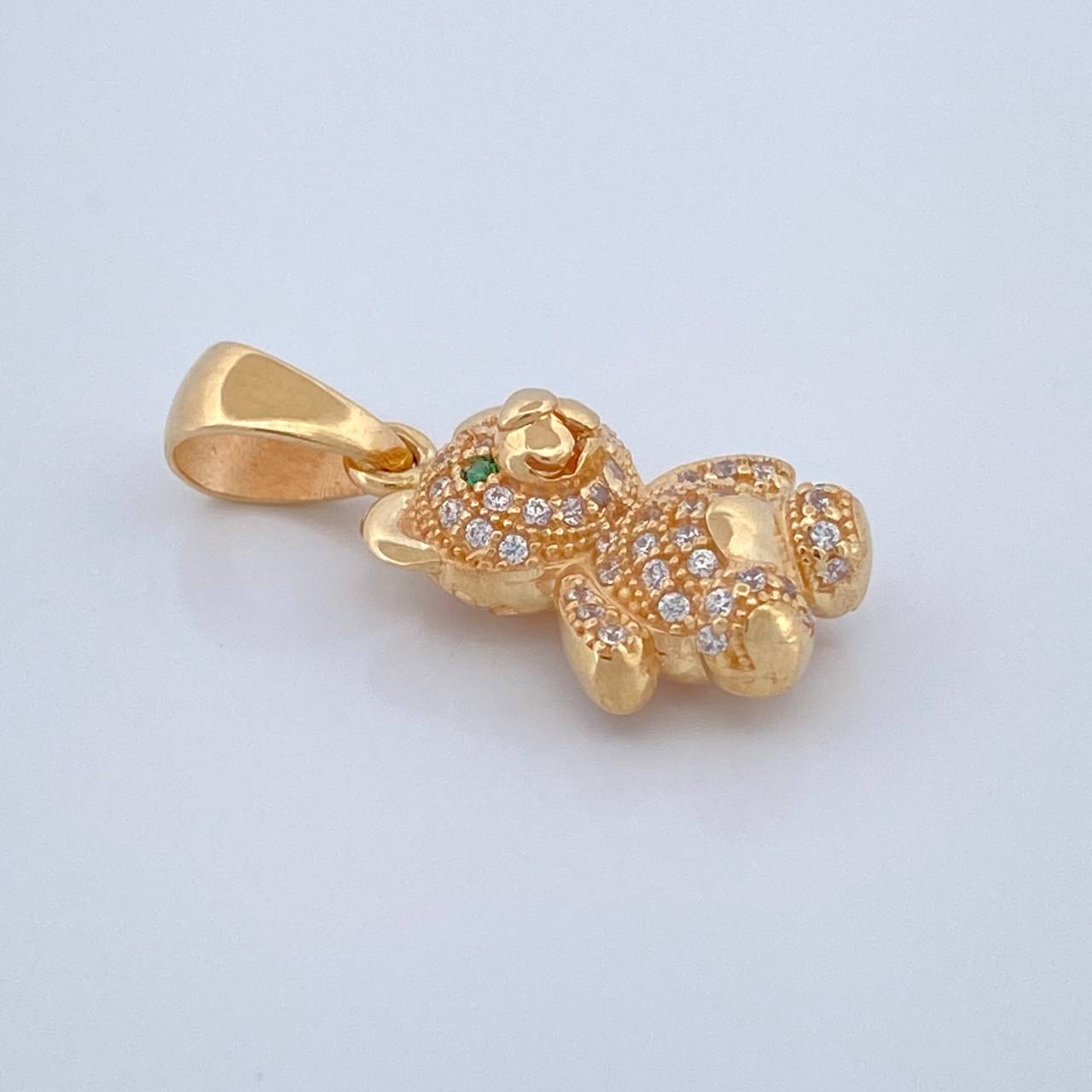 Dije Oso 3.55gr / 1 in / Oro Amarillo 18K &