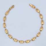 Pulso Rustico Corona 3.95gr / 8 1/4 in / 4mm Oro Amarillo 18K &