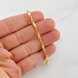 Pulso Rustico Tribal 4.05 g / 8 1/4 in / 3.4 mm Oro Amarillo 18K