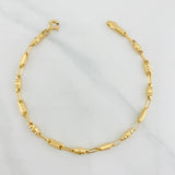 Pulso Rustico Tribal 4.05 g / 8 1/4 in / 3.4 mm Oro Amarillo 18K