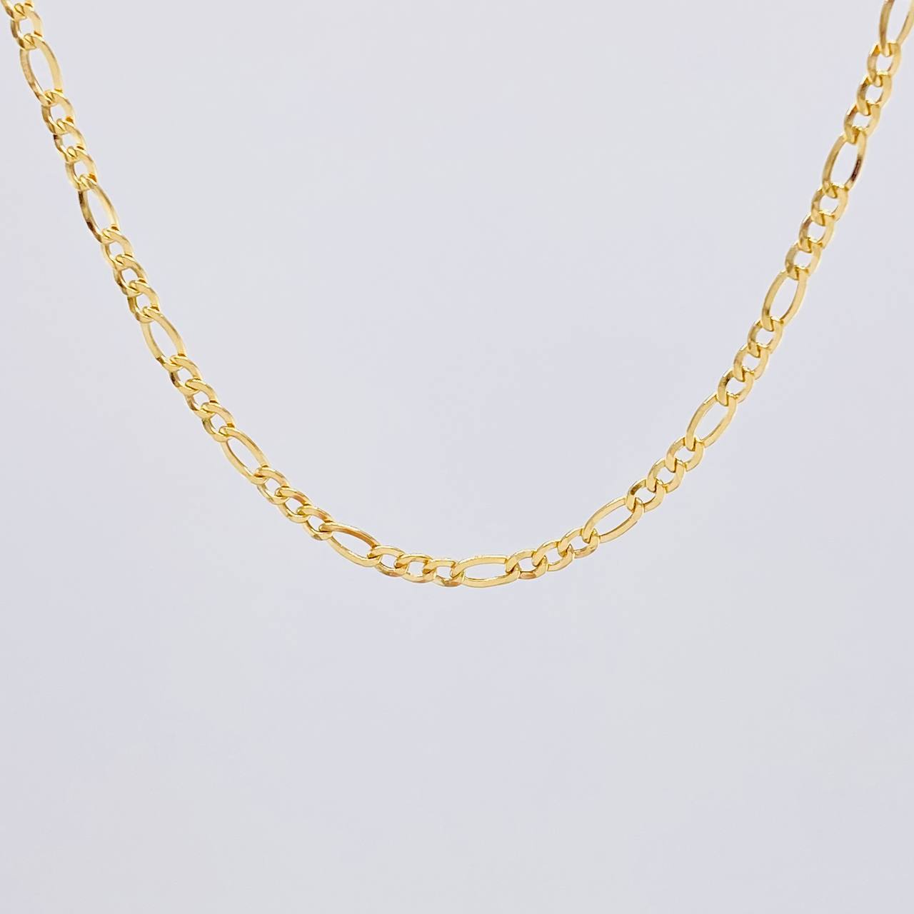 Figaro Chain 2.75g / 18 in / 2.5mm Yellow Gold 18K