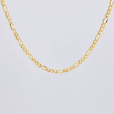 Figaro Chain 2.75g / 18 in / 2.5mm Yellow Gold 18K