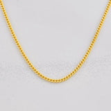 Mini Cuban Chain 4.75g / 20 in / 1.4mm 18K Yellow Gold