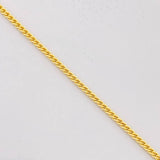 Cadena Mini Cubana 5.65g / 24 in / 1.4mm Oro Amarillo 18K
