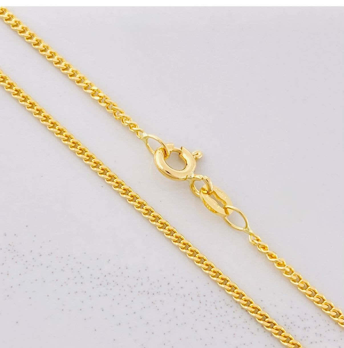 Mini Cuban Chain 4.8g / 20 in / 1.4mm 18K Yellow Gold