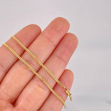 Cadena Mini Cubana 5.65g / 24 in / 1.4mm Oro Amarillo 18K