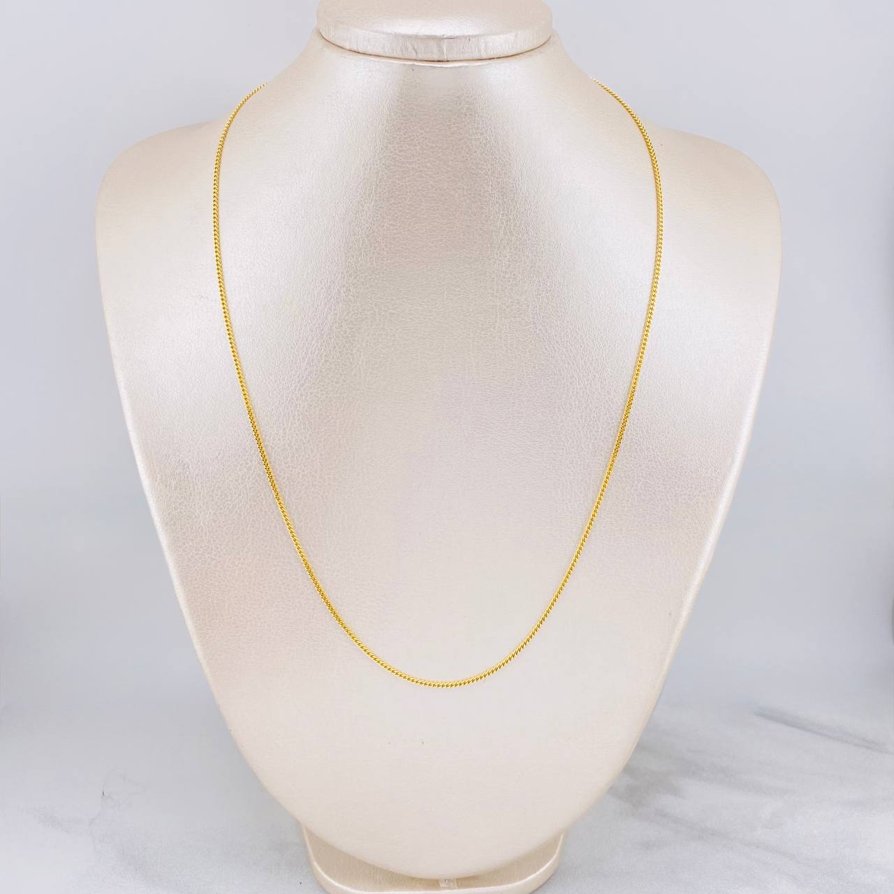 Mini Cuban Chain 4.75g / 20 in / 1.4mm 18K Yellow Gold