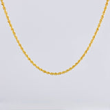 Cadena Lazo 2.15g / 24 in / 1.7mm Oro Amarillo 18K