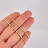 Cadena Lazo 2.15g / 24 in / 1.7mm Oro Amarillo 18K