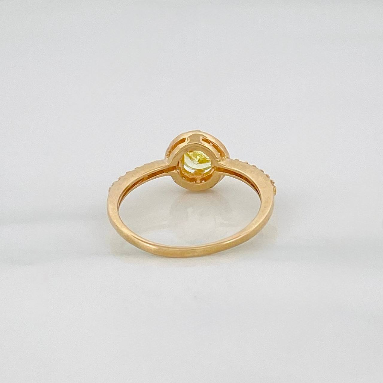 Churumbela Flower Ring 2.45 g / T7 Yellow Gold 18K