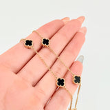 Cadena Trebol Aro Seguido 8.35gr / 15 3/4 in / 7mm Oro Amarillo Nac.Esp. 18K