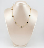 Cadena Trebol Aro Seguido 8.35gr / 15 3/4 in / 7mm Oro Amarillo Nac.Esp. 18K