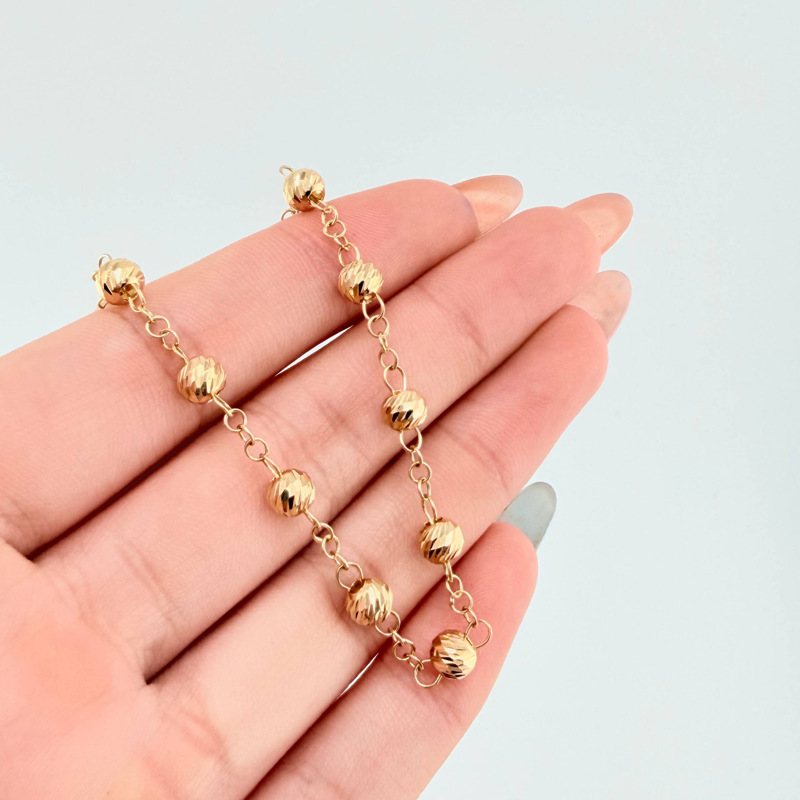 Pulso Tipo Militar 2.85gr / 7 1/2 in / 5mm Oro Amarillo 18K