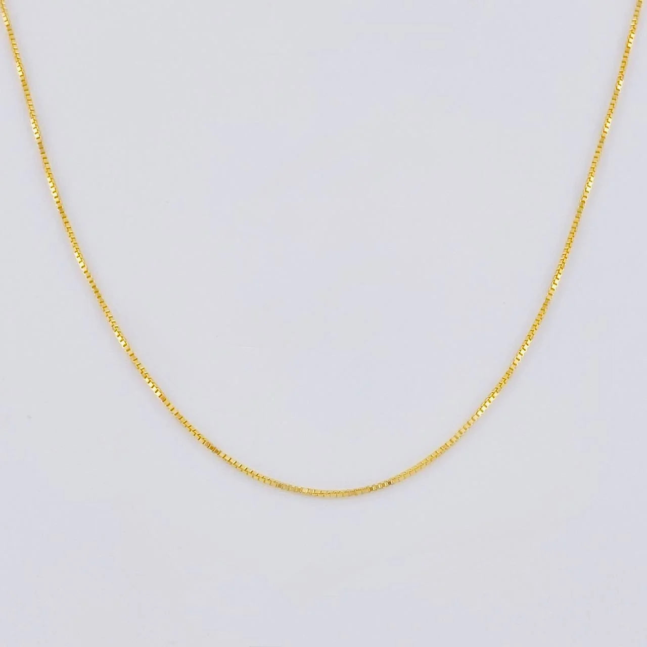 Cadena Veneciana 1.2g / 18 in / 0.7mm Oro Amarillo 18K