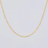 Cadena Veneciana 1.6g / 18 in / 0.7mm Oro Amarillo 18K