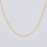 Cadena Veneciana 1g / 20 in / 0.55mm Oro Amarillo 18K