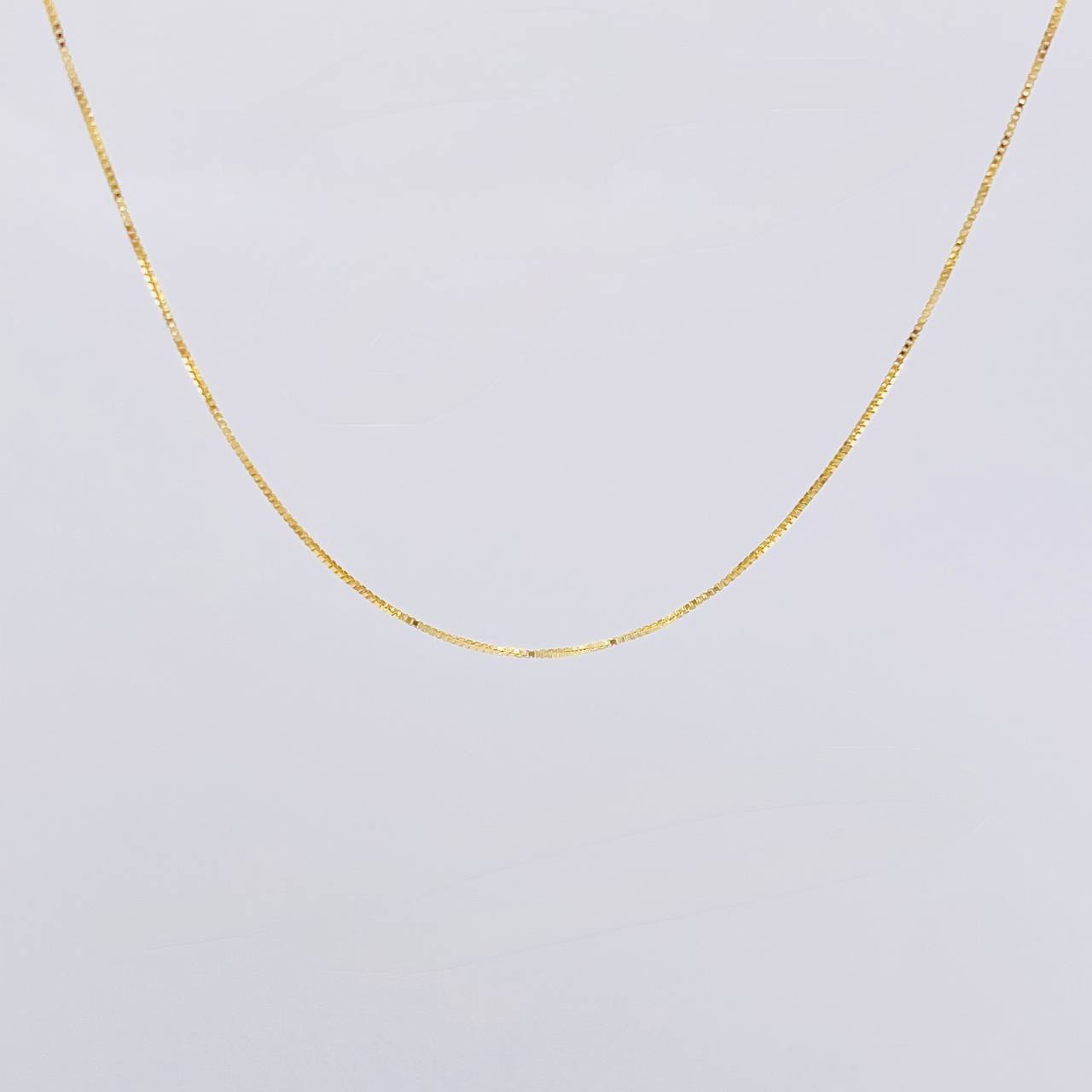Cadena Veneciana 1.6g / 18 in / 0.65mm Oro Amarillo 18K