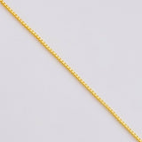 Cadena Veneciana 1.2g / 18 in / 0.7mm Oro Amarillo 18K