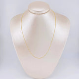 Cadena Veneciana 1.2g / 18 in / 0.7mm Oro Amarillo 18K
