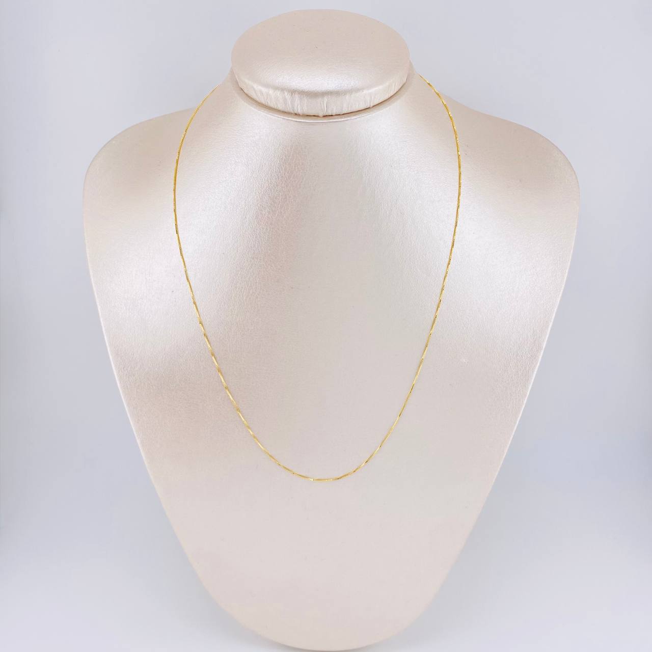 Cadena Veneciana 1.6g / 18 in / 0.65mm Oro Amarillo 18K